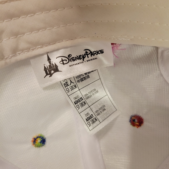 Disney White Cap with Rainbow Brim - Picture 7 of 7